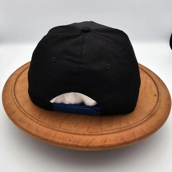 Sonic the Hedgehog SEGA Snapback Hat Character Collage Brim Black Blue Gamer Cap - Picture 3 of 9